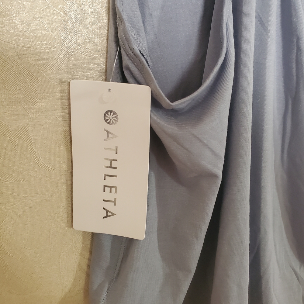 Athleta Gray Racerback Tank Top - Picture 6 of 7